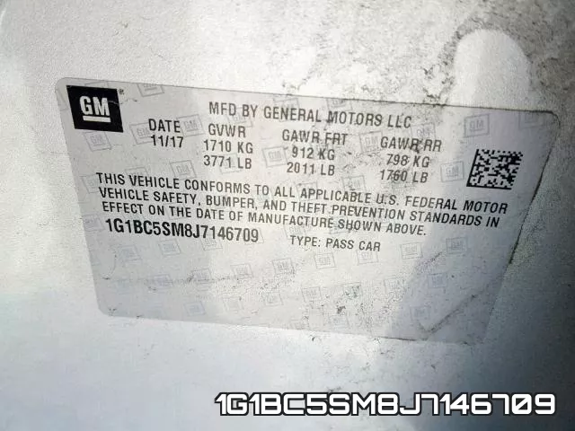 1G1BC5SM8J7146709 фото 2