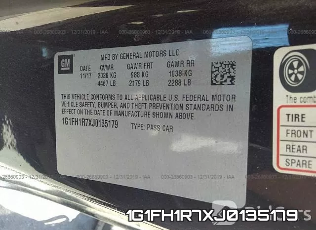 1G1FH1R7XJ0135179 фото 10