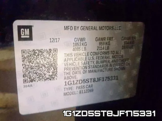 1G1ZD5ST8JF175331 фото 2