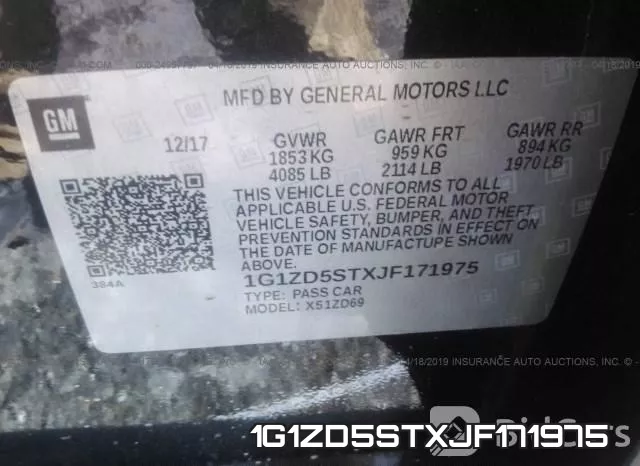 1G1ZD5STXJF171975 фото 10
