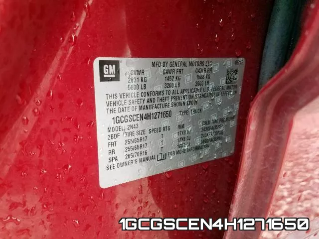 1GCGSCEN4H1271650 фото 2
