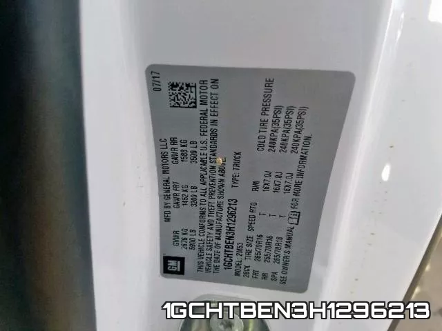 1GCHTBEN3H1296213 фото 2