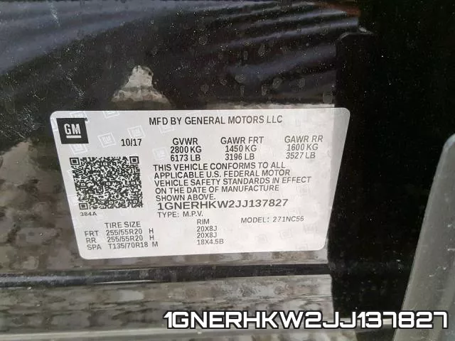 1GNERHKW2JJ137827 фото 2