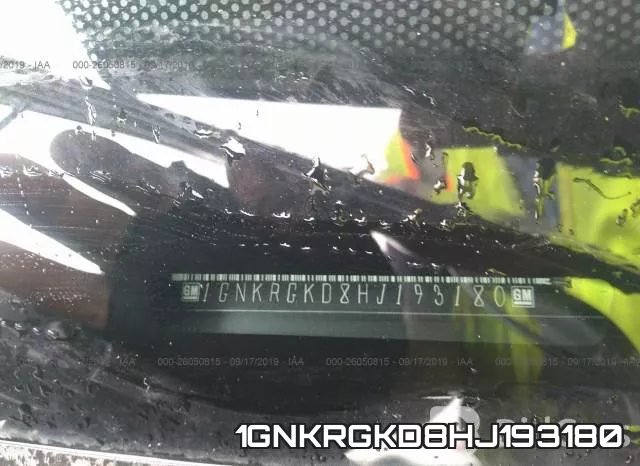 1GNKRGKD8HJ193180 фото 10