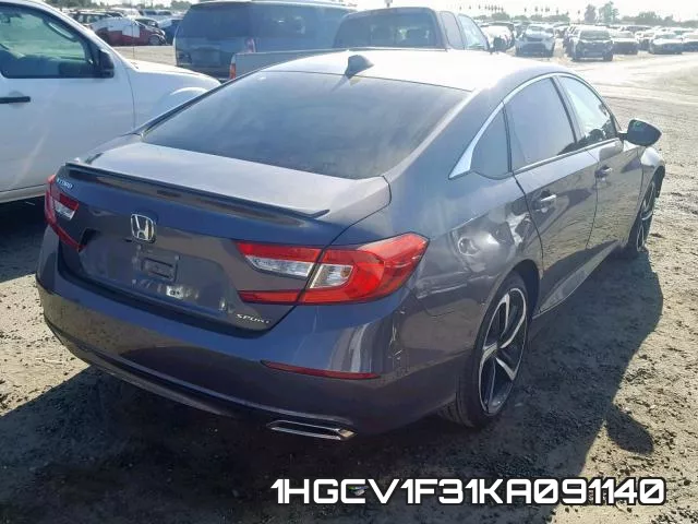 1HGCV1F31KA091140 фото 4