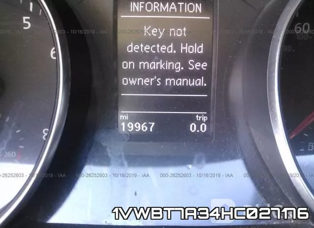 1VWBT7A34HC027176 фото 8