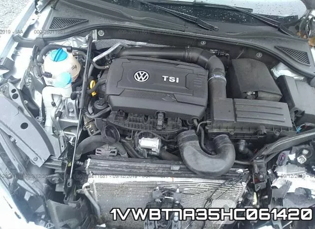 1VWBT7A35HC061420 фото 2