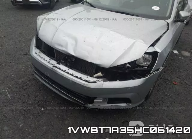 1VWBT7A35HC061420 фото 7