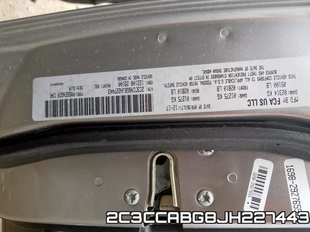 2C3CCABG8JH227443 фото 2