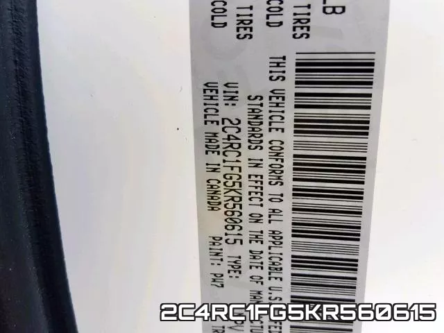 2C4RC1FG5KR560615 фото 2