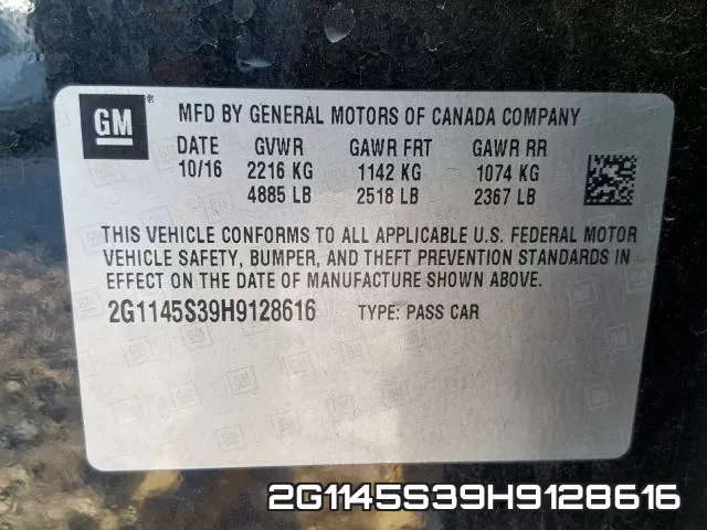 2G1145S39H9128616 фото 2