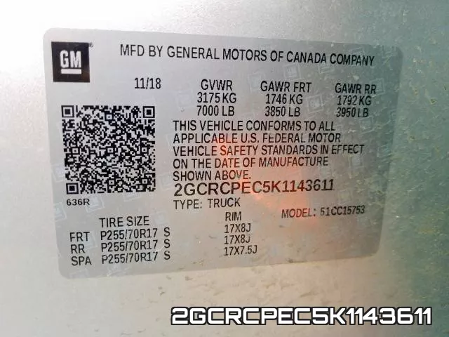 2GCRCPEC5K1143611 фото 2
