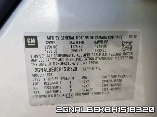 2GNALBEK8H1518320 фото 2