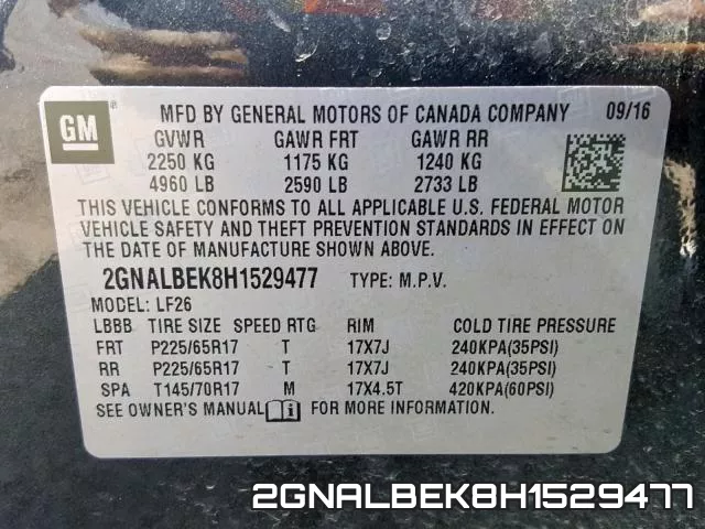 2GNALBEK8H1529477 фото 2