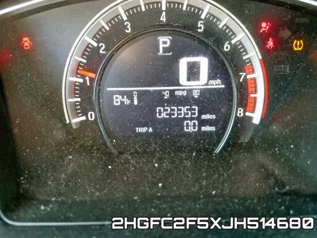 2HGFC2F5XJH514680 фото 8