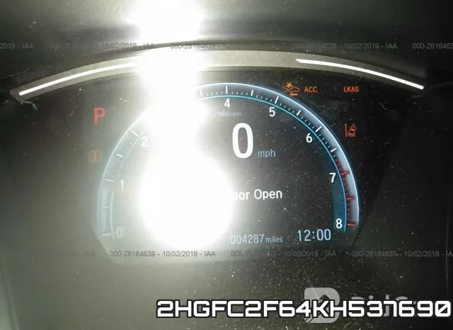 2HGFC2F64KH537690 фото 7