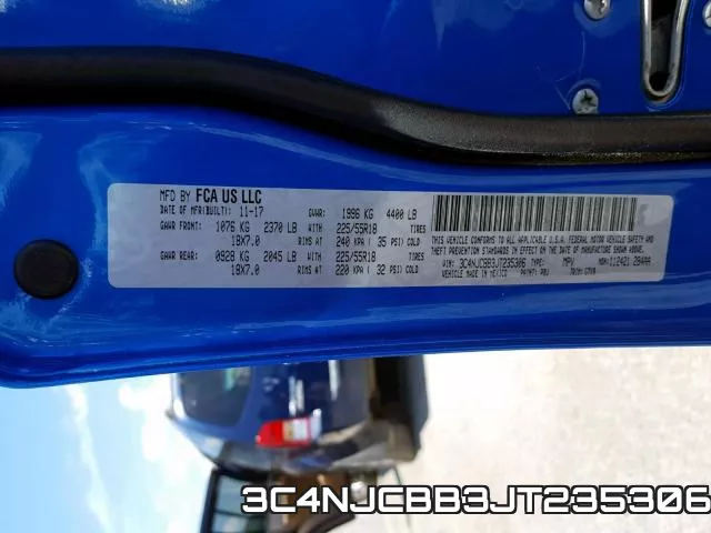 3C4NJCBB3JT235306 фото 2