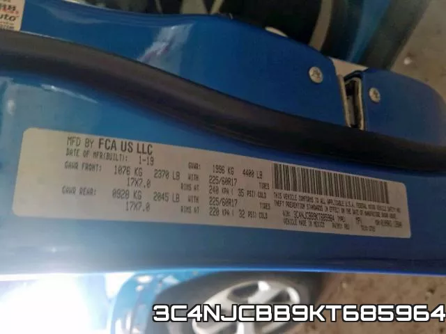 3C4NJCBB9KT685964 фото 2