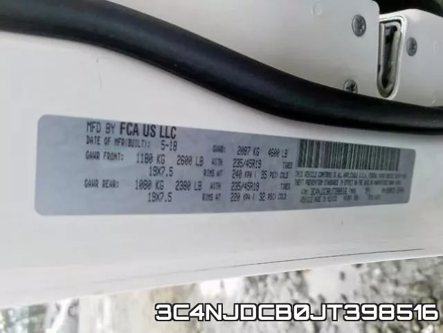 3C4NJDCB0JT398516 фото 2