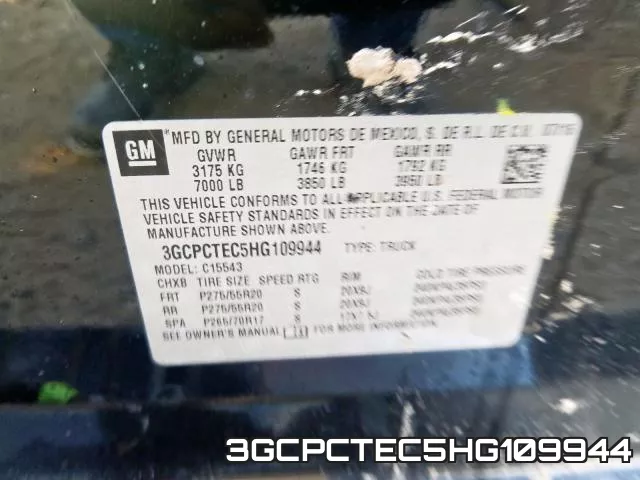 3GCPCTEC5HG109944 фото 2