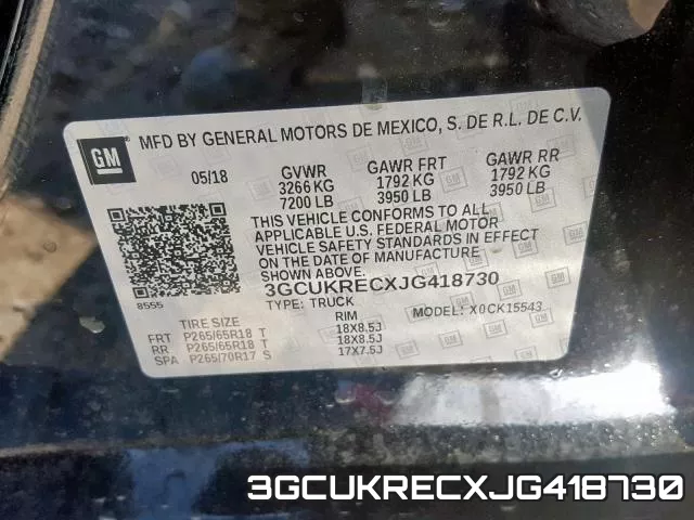 3GCUKRECXJG418730 фото 2