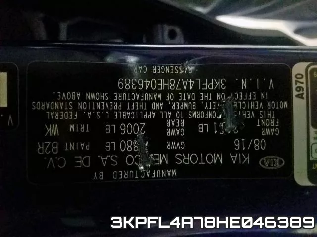 3KPFL4A78HE046389 фото 2