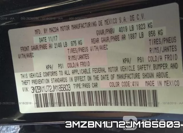 3MZBN1U72JM185803 фото 10