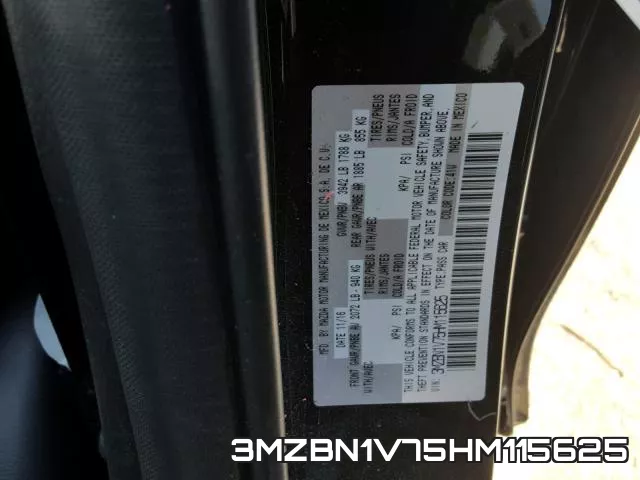 3MZBN1V75HM115625 фото 2