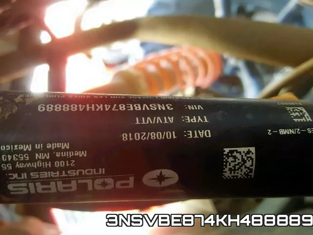 3NSVBE874KH488889 фото 2