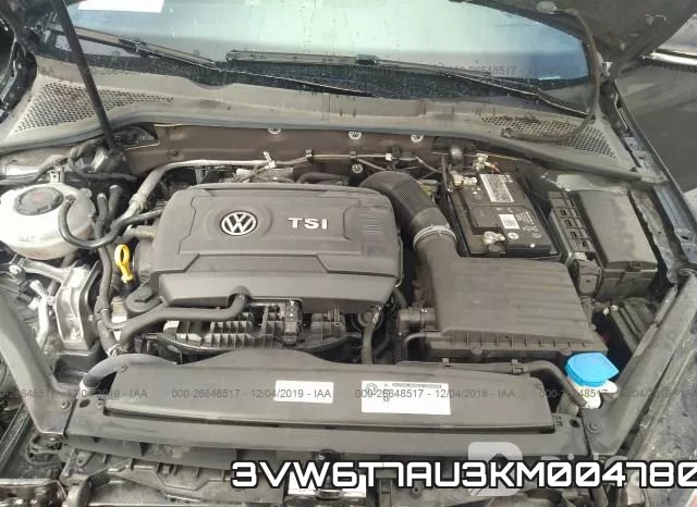 3VW6T7AU3KM004780 фото 2
