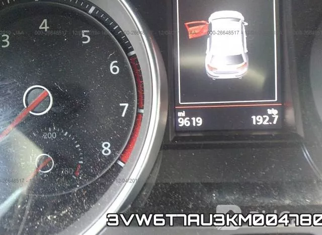 3VW6T7AU3KM004780 фото 7