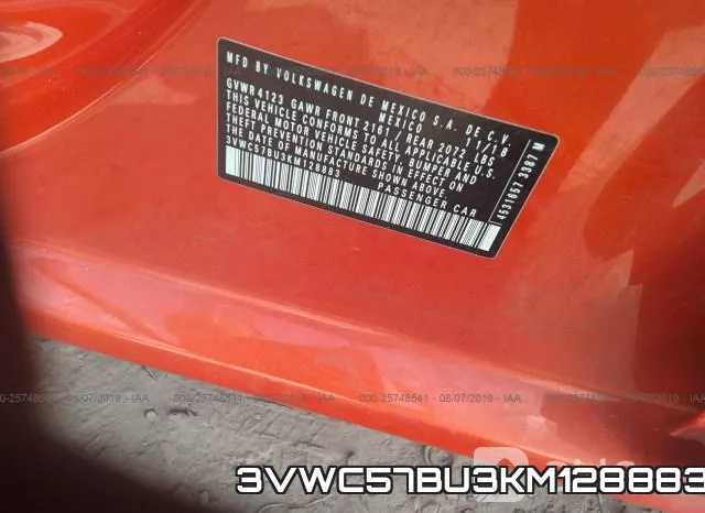 3VWC57BU3KM128883 фото 9