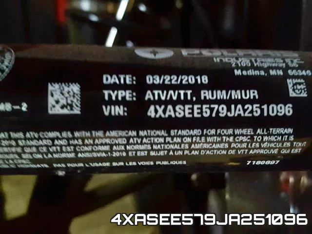 4XASEE579JA251096 фото 2