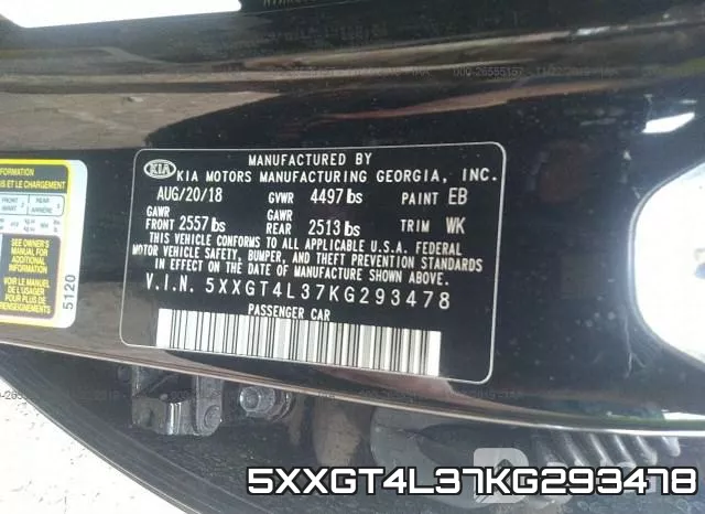 5XXGT4L37KG293478 фото 8