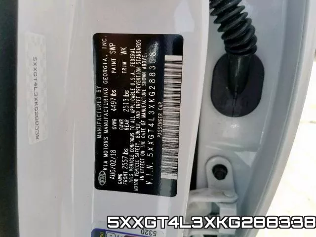 5XXGT4L3XKG288338 фото 2