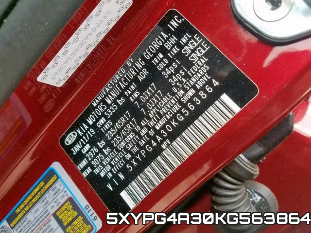 5XYPG4A30KG563864 фото 2
