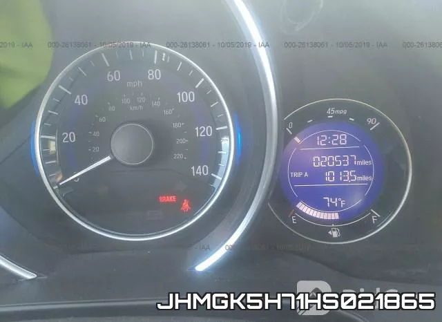 JHMGK5H71HS021865 фото 6