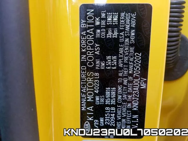 KNDJ23AU0L7050202 фото 2