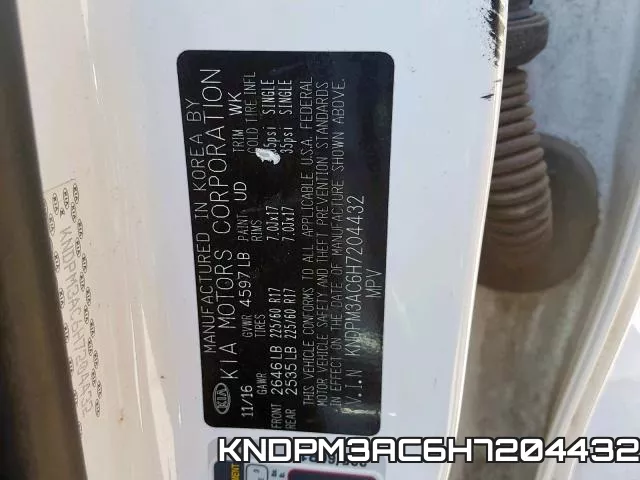 KNDPM3AC6H7204432 фото 2