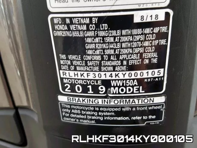 RLHKF3014KY000105 фото 2