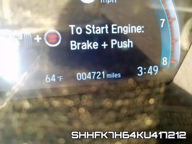 SHHFK7H64KU417212 фото 9