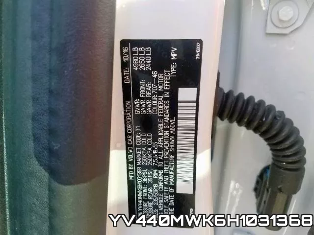 YV440MWK6H1031368 фото 2