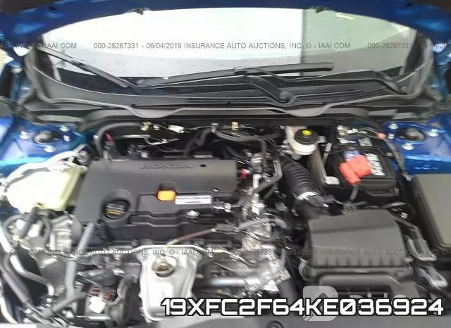 19XFC2F64KE036924 фото 2