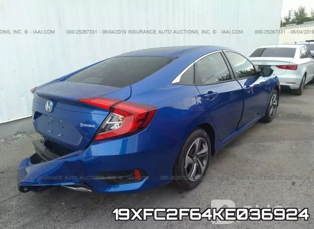 19XFC2F64KE036924 фото 5