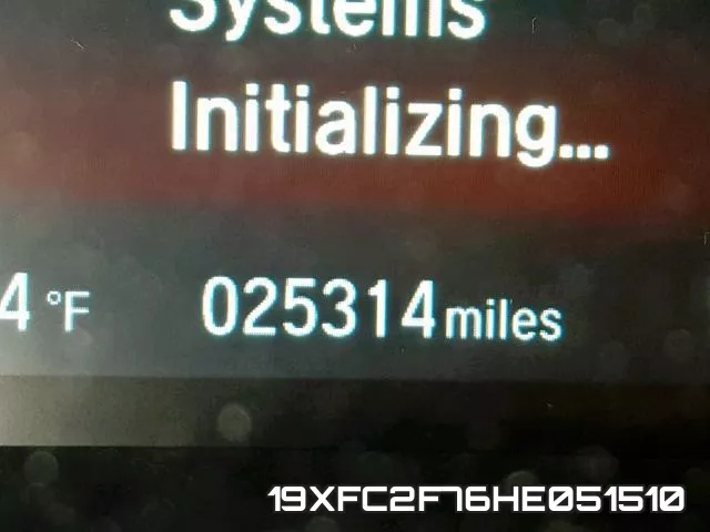 19XFC2F76HE051510 фото 8