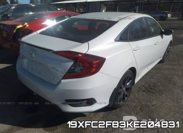 19XFC2F83KE204831 фото 3