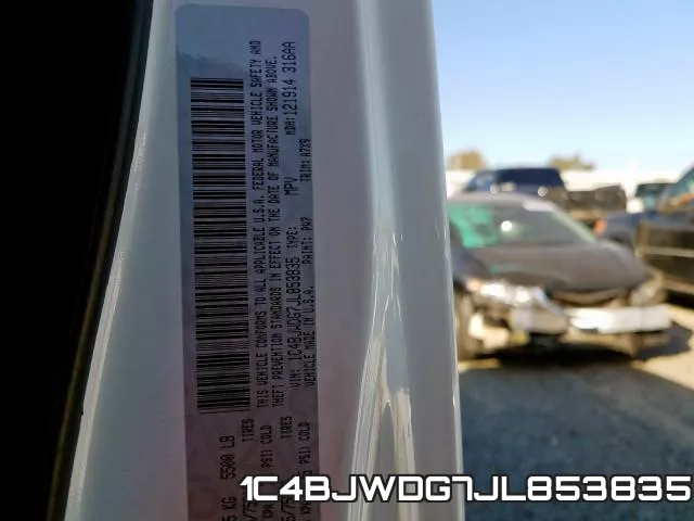 1C4BJWDG7JL853835 фото 2