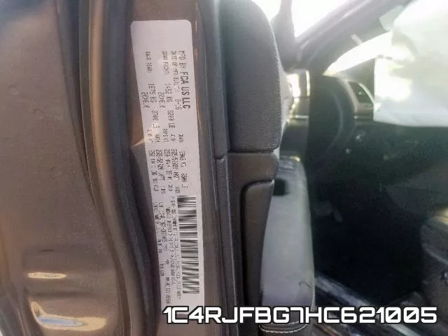 1C4RJFBG7HC621005 фото 2