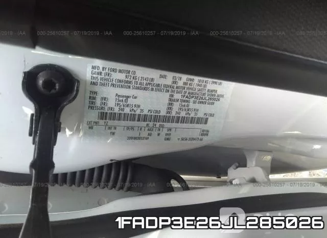 1FADP3E26JL285026 фото 10