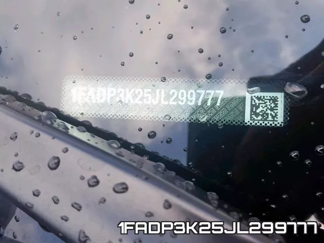 1FADP3K25JL299777 фото 2